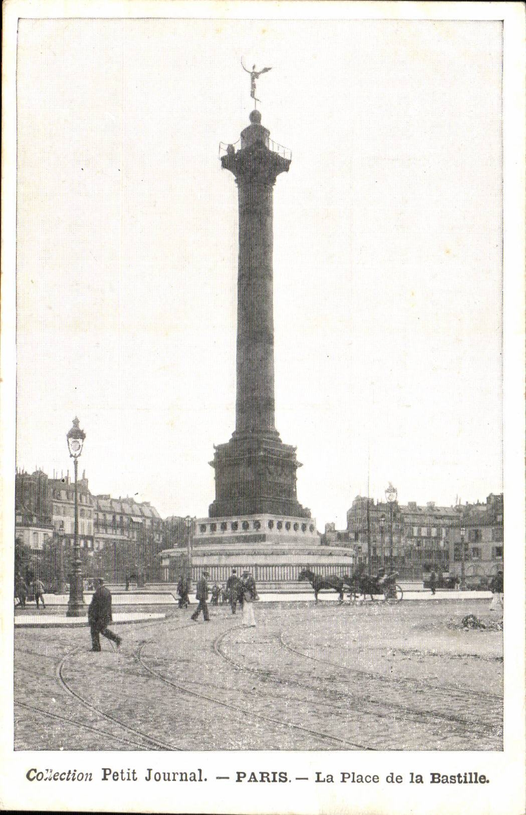 Paris - 10 - the Place of the Bastille - Collection Small Newspaper - CPA