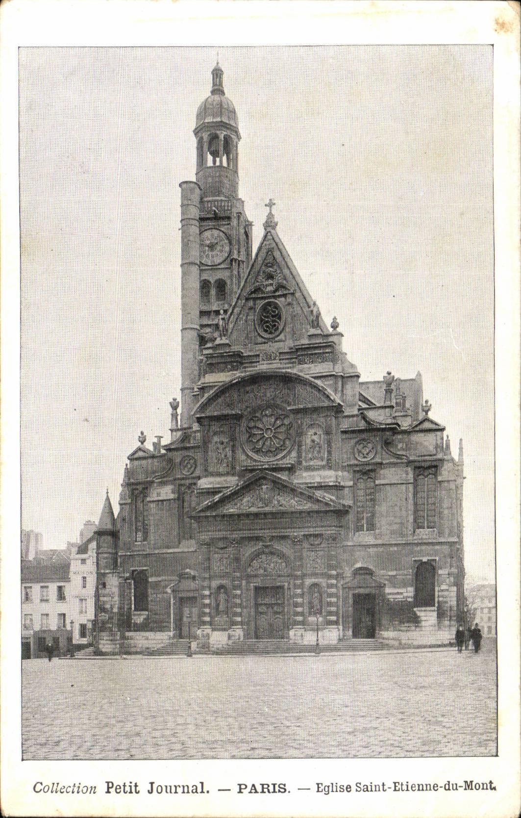 Paris - 5 Church Saint Etienne of the Mount - Collection Small Newspaper - CPA