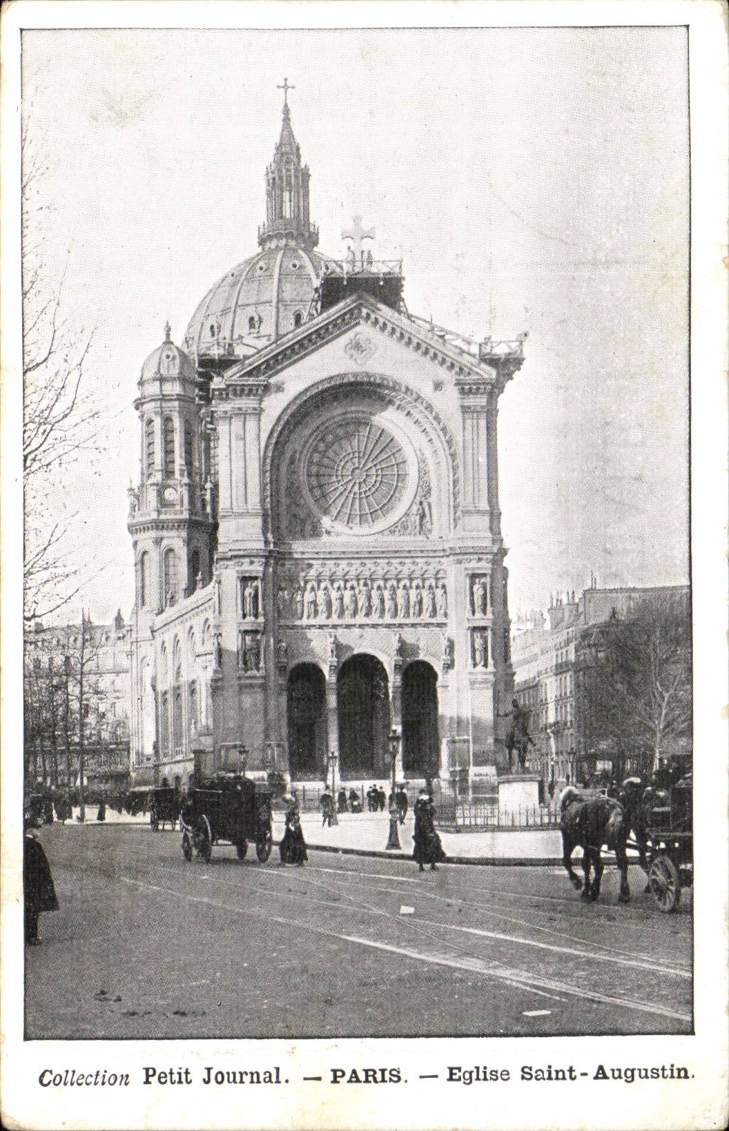 Paris 8 - Church Saint Augustin - Collection Small Newspaper - CPA
