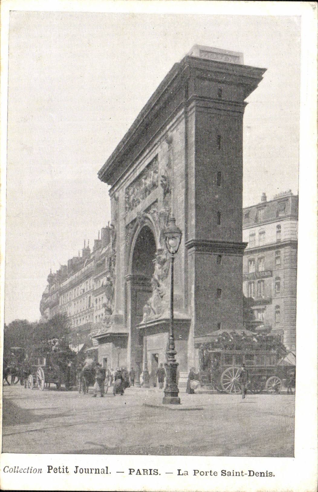 Paris 10 - Gate Saint Denis - Collection Small Newspaper - CPA