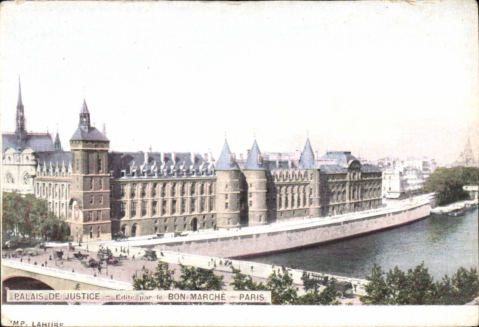 Paris 1 - Palais de Justice - edite par le Bon Marche CPA 
