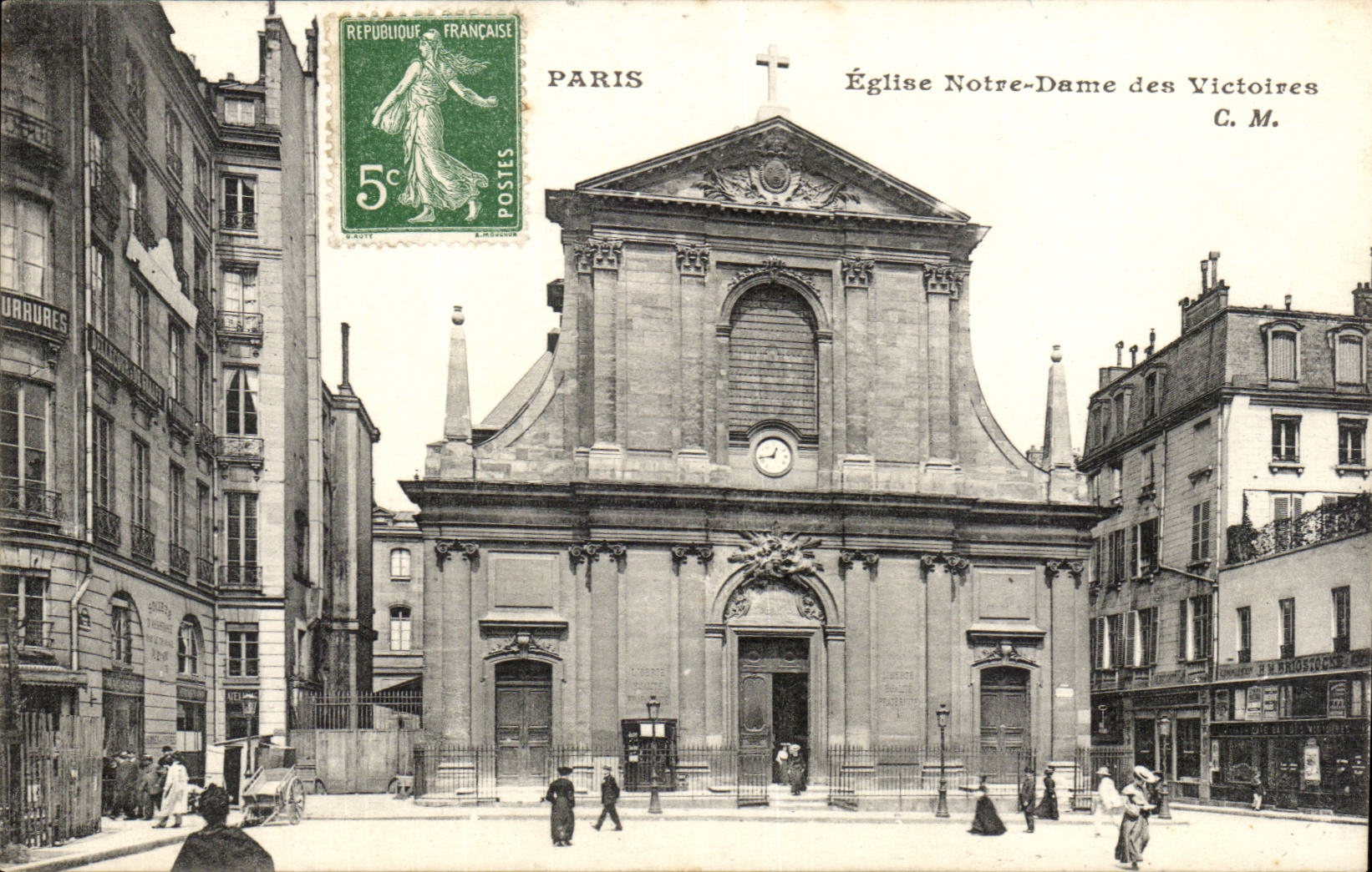 Paris - 8 - Notre Dame Church of the Victories - CPA