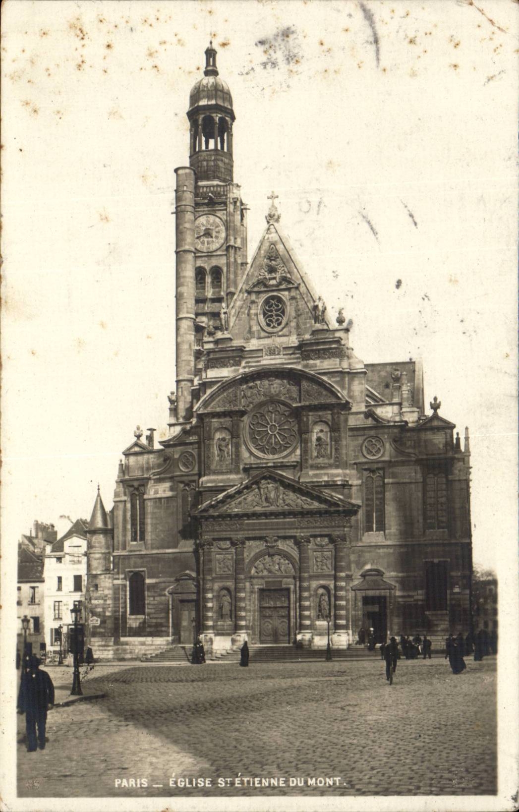 Paris - 5 Church Saint Etienne of the Mount - CPA