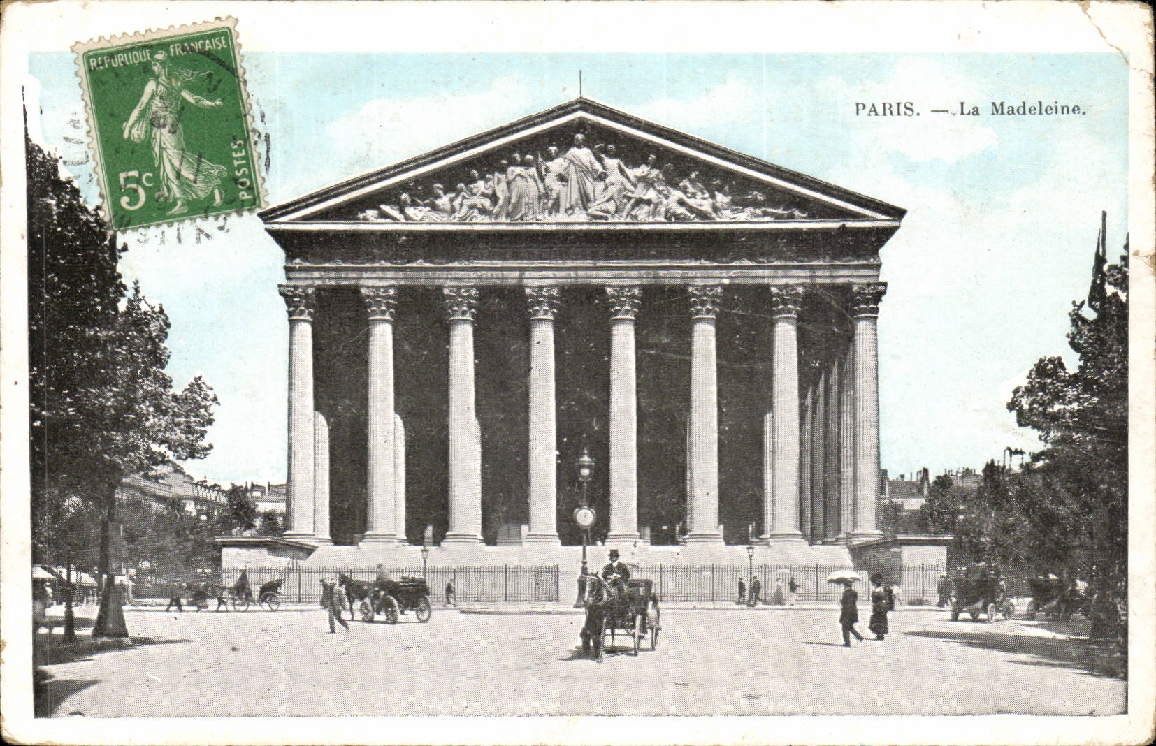 Paris - 8 - the Madeleine - CPA