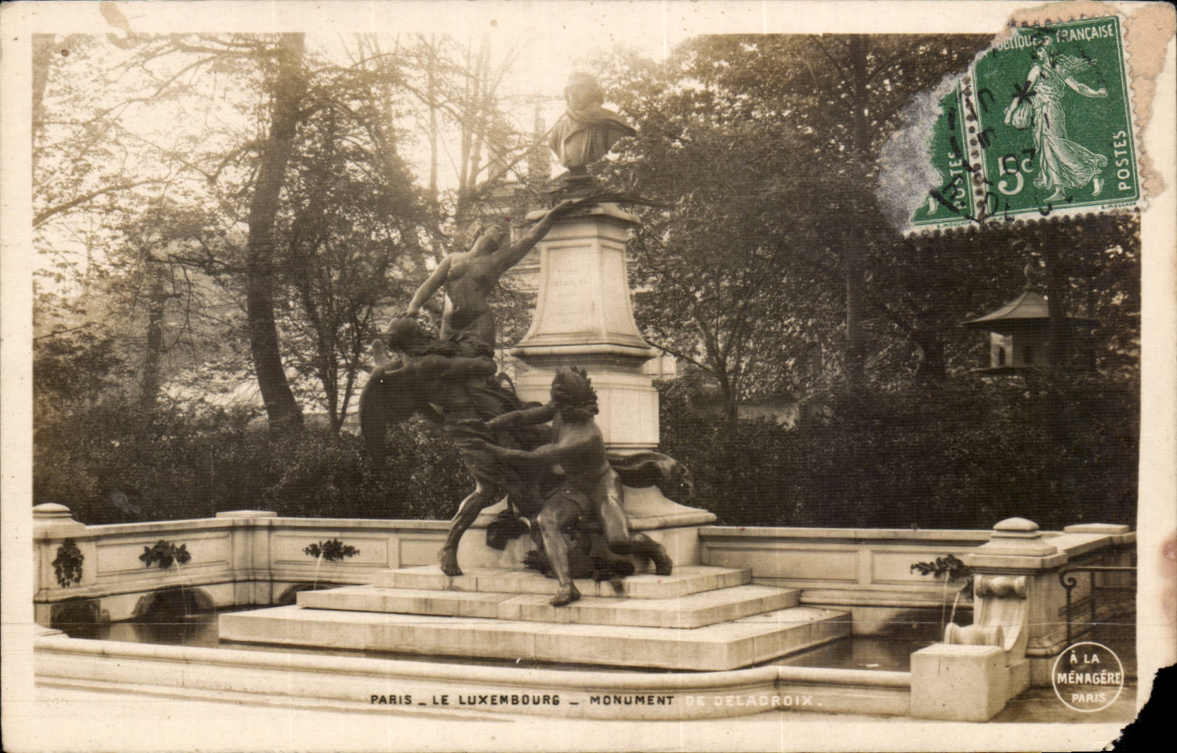 Paris - 6 - Luxembourg - Monument CPA