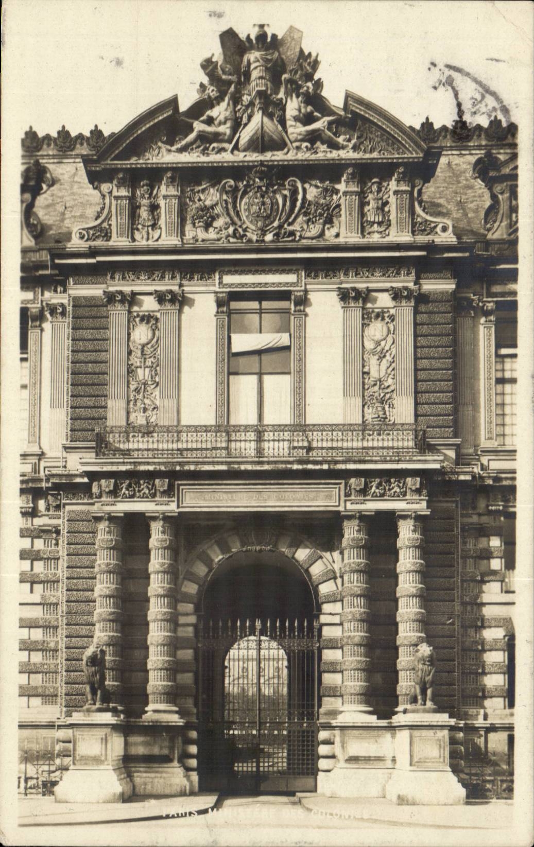 Paris - 9 - Ministere des Colonies CPA 