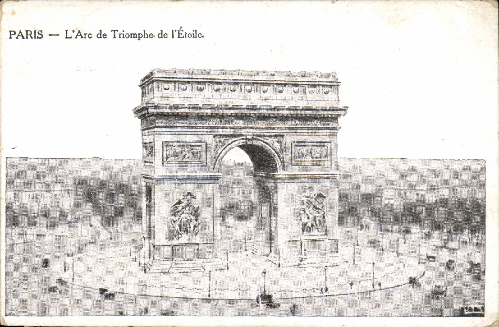 Paris - 8 - Arc de Triomphe of Etoile - CPA