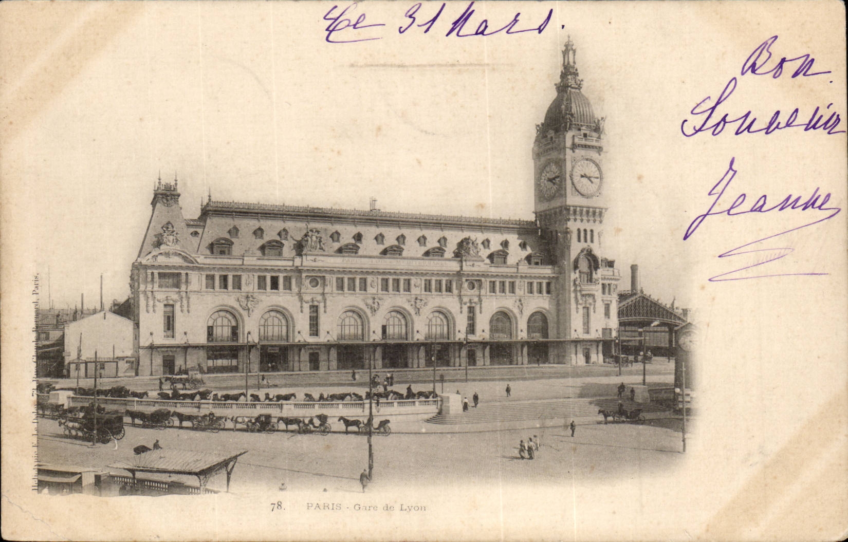 Paris - 12 - Gare de Lyon - CPA 