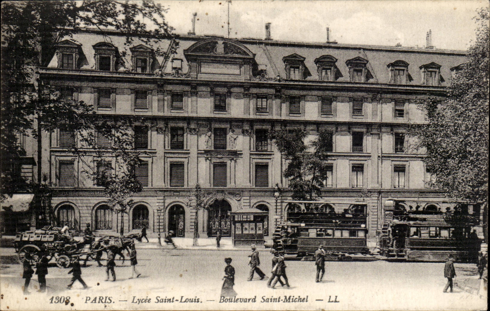 Paris 4 - Lycee Saint Louis - Boulevard Saint Michel - CPA - 