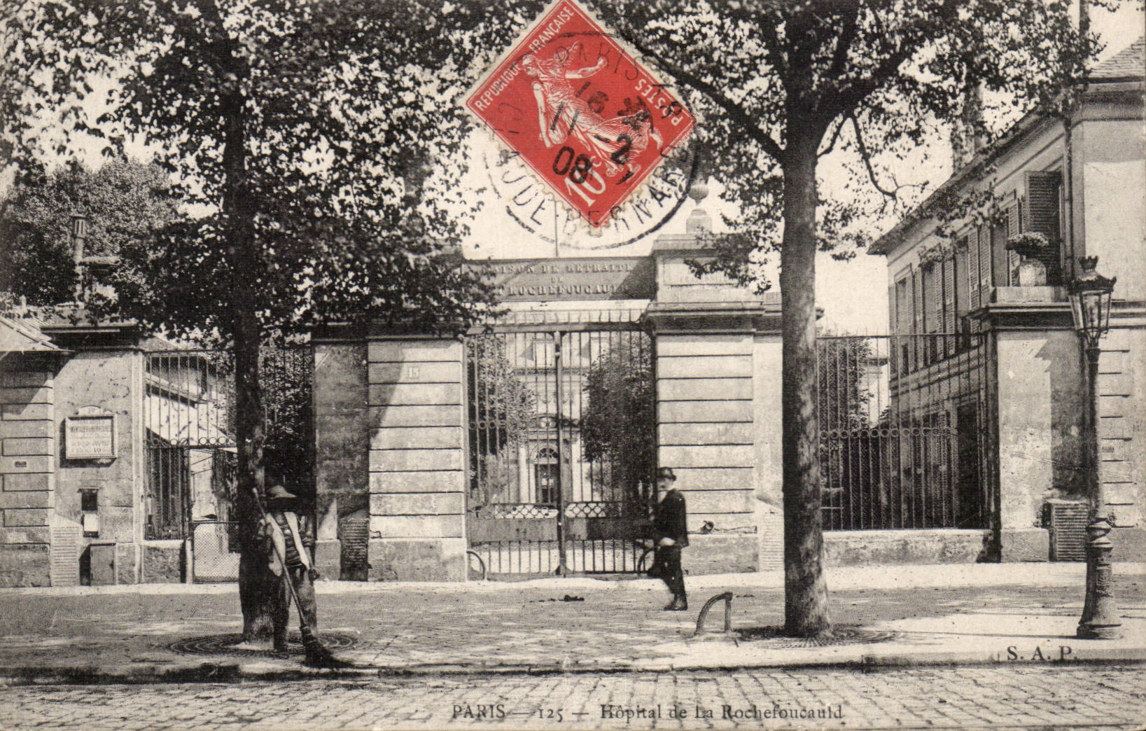 Paris - 14 - Hospital Rochefoucauld CPA -