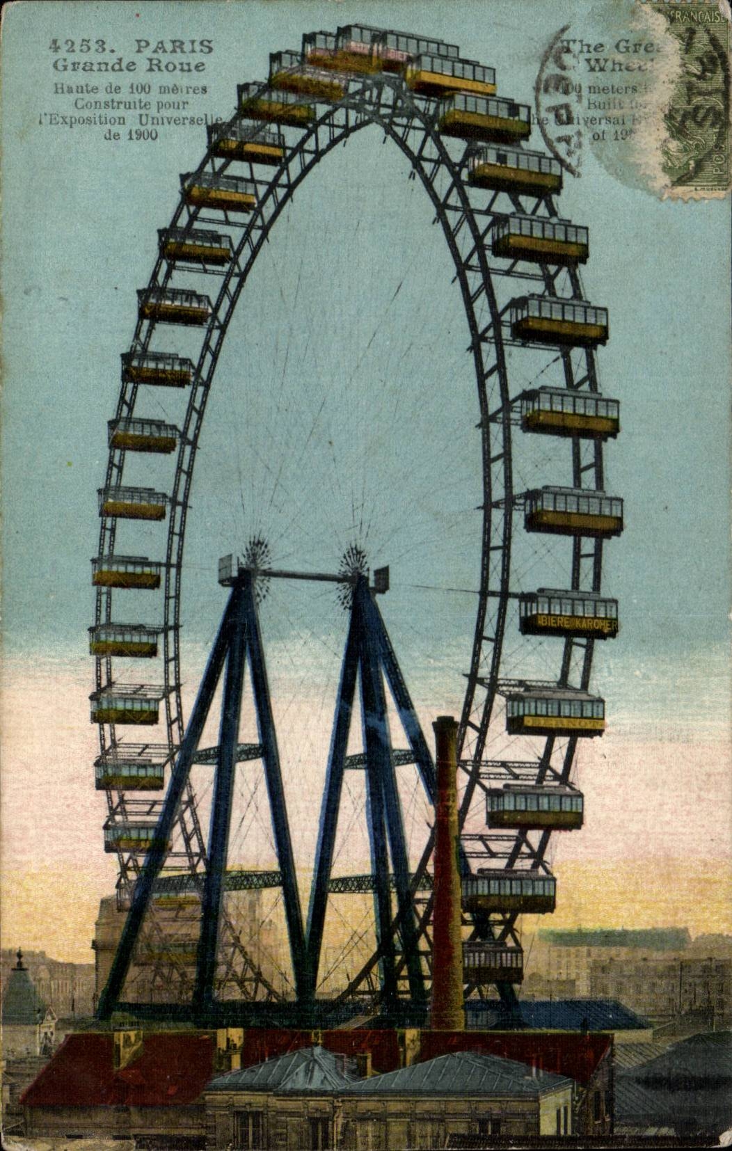 Paris - 1 - the Large Wheel Which occurred of Suffren - CPA -