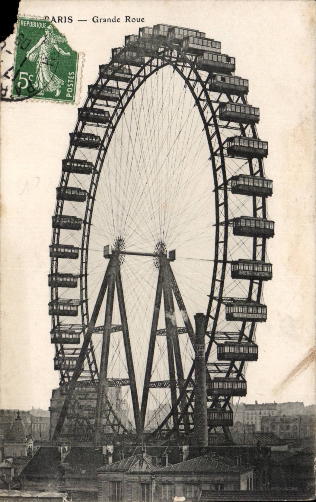 Paris - 1 - the Large Wheel Which occurred of Suffren - CPA -