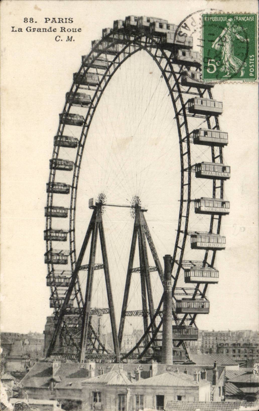 Paris - 1 - the Large Wheel Which occurred of Suffren - CPA -