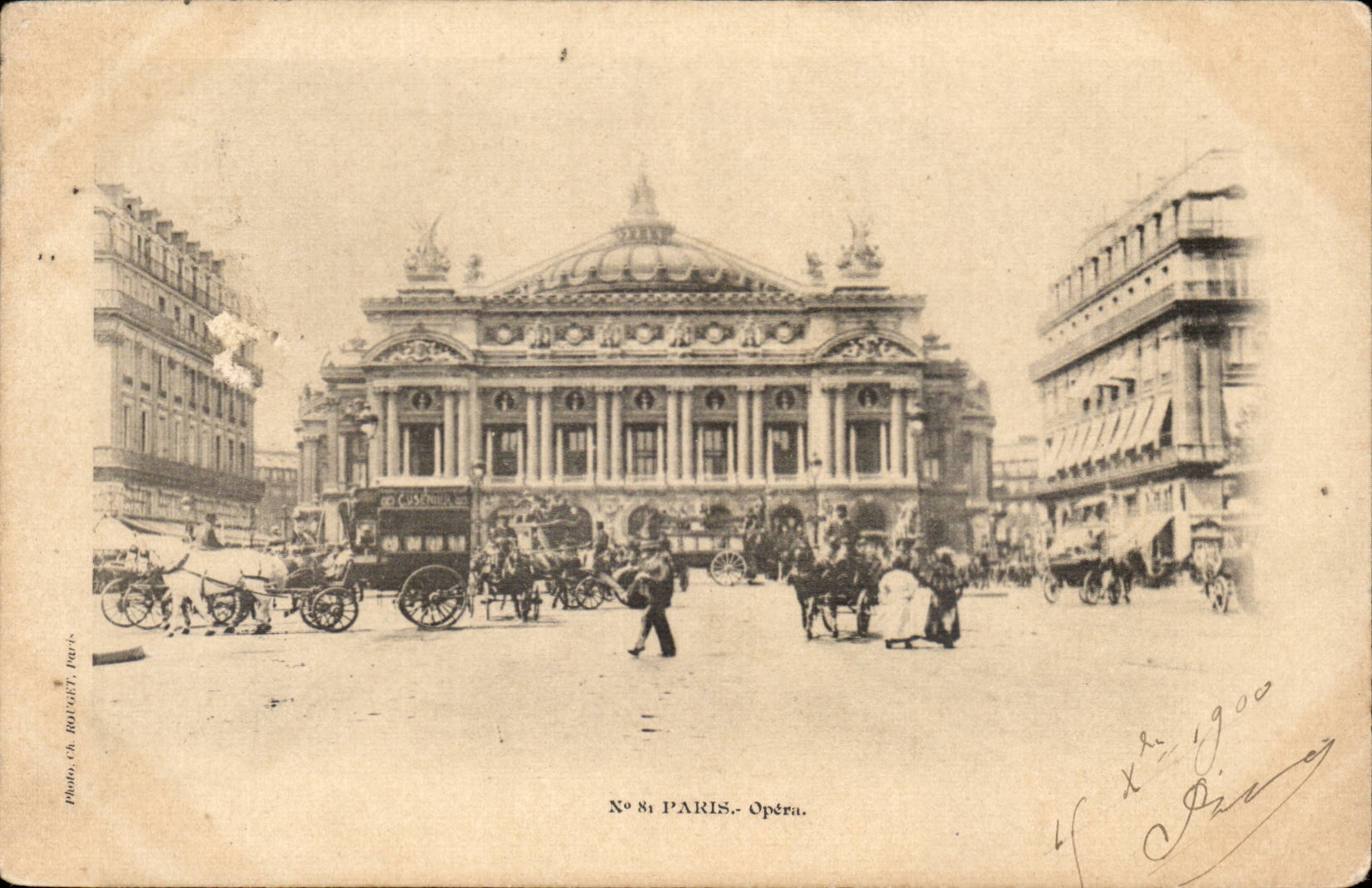 Paris - 8 - the Opera - CPA