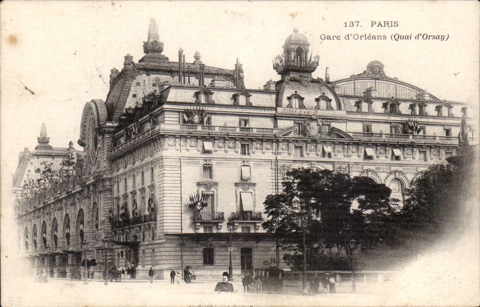 Paris - 13 - Gare d'Orleans - Quai d'Orsay CPA