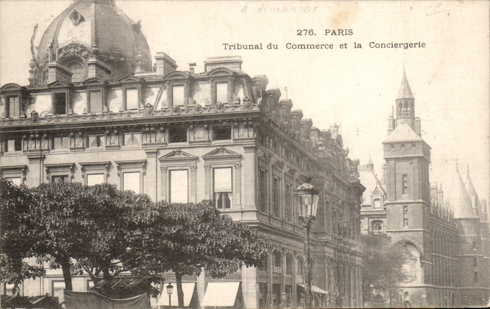 Paris - 1 - Tribunal du Commerce et la Conciergerie CPA 