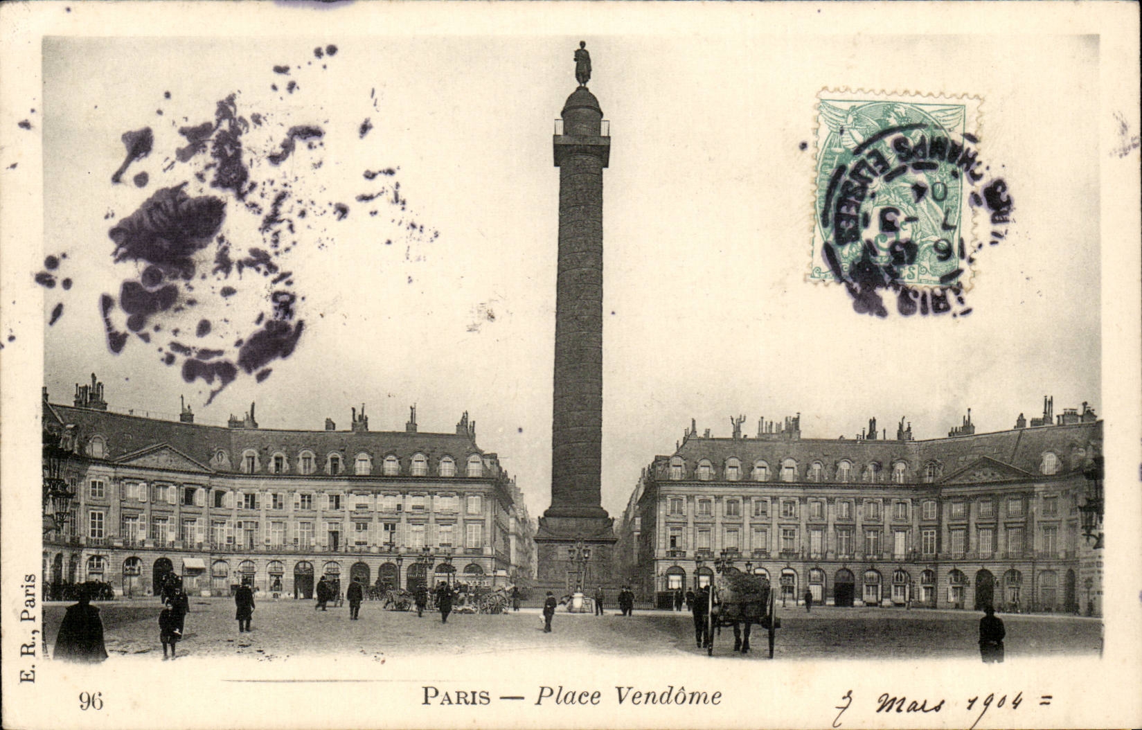 Paris 1 - Place Vendome CPA 