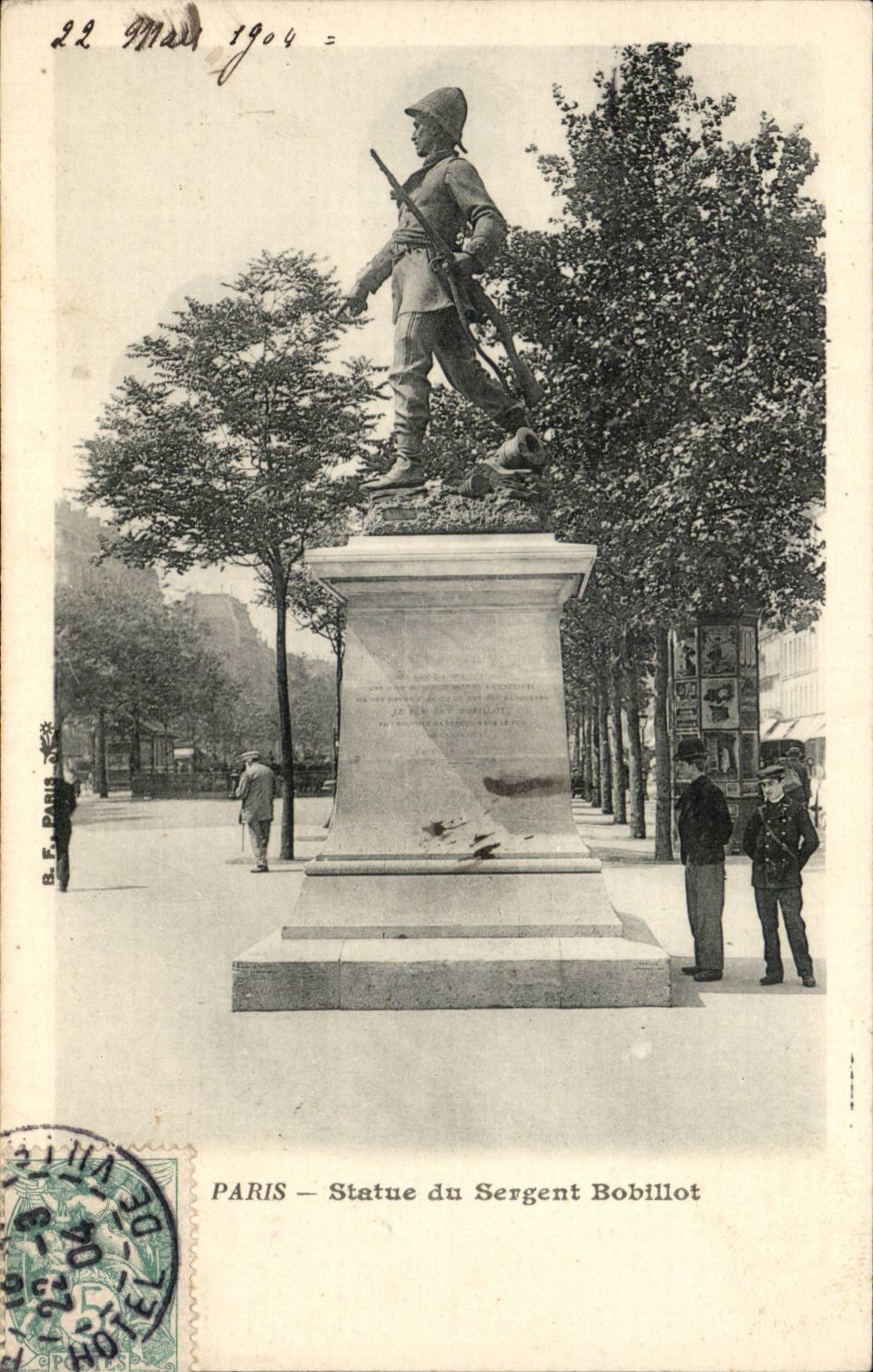Paris 13 - Statue de Sergent Bobillot- CPA