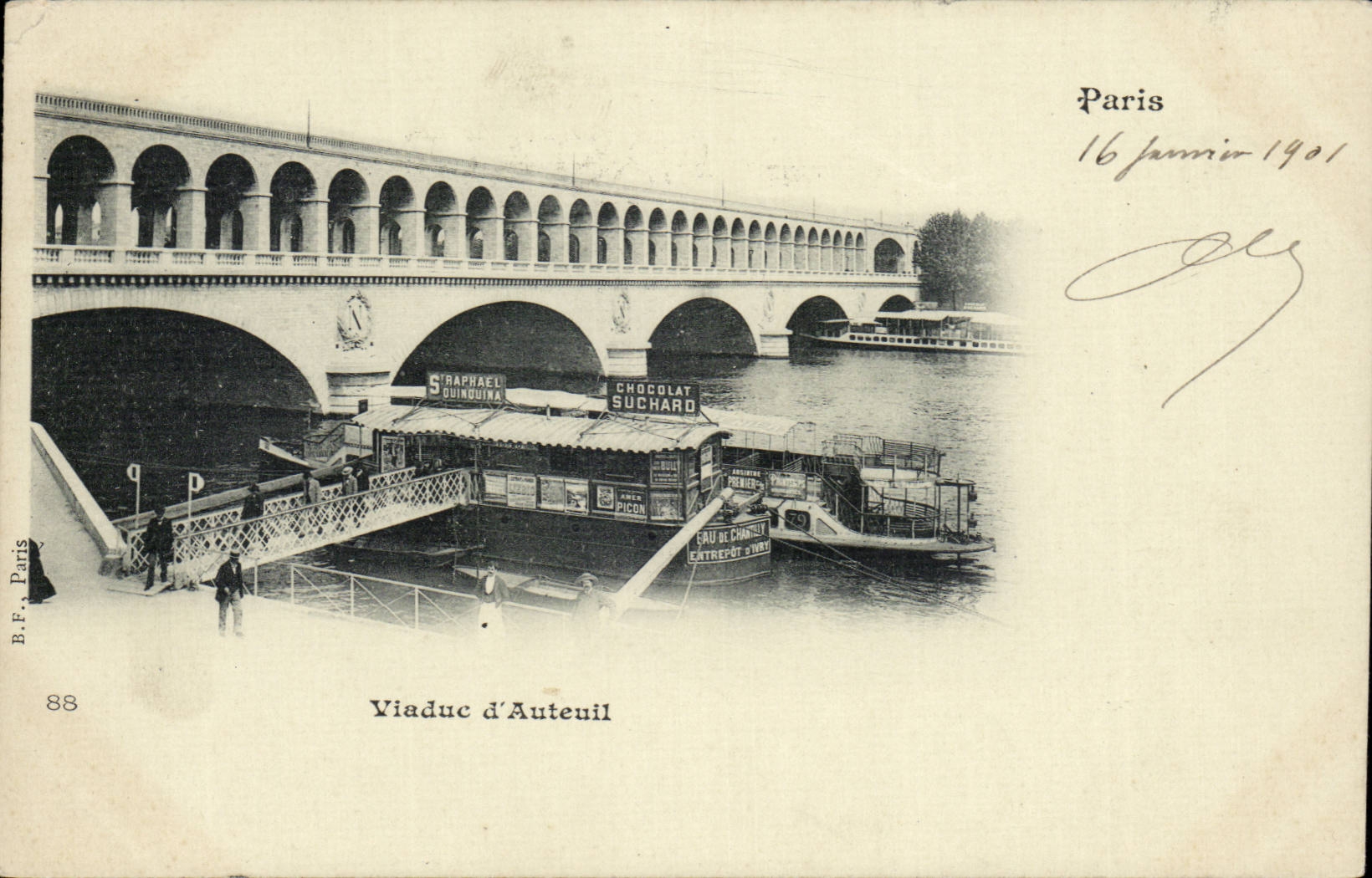Paris 16 - Viaduc d'Auteuil - CPA