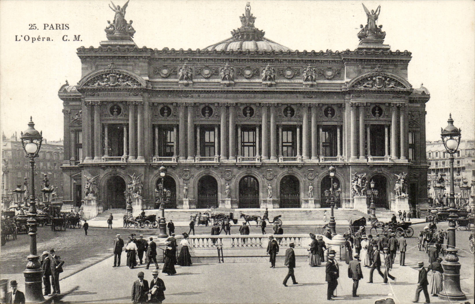 Paris - 8 - the Opera - CPA