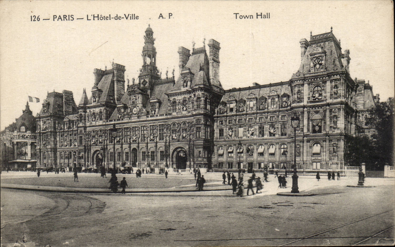 Paris - 4 - L'Hotel de Ville - CPA 