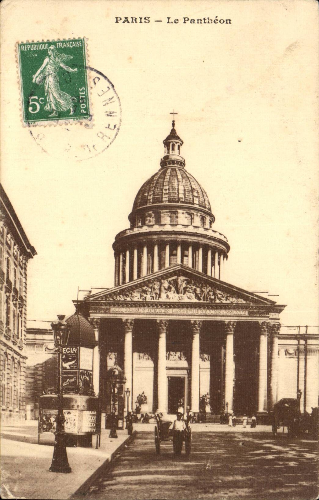 Paris - 5 - the Pantheon - CPA