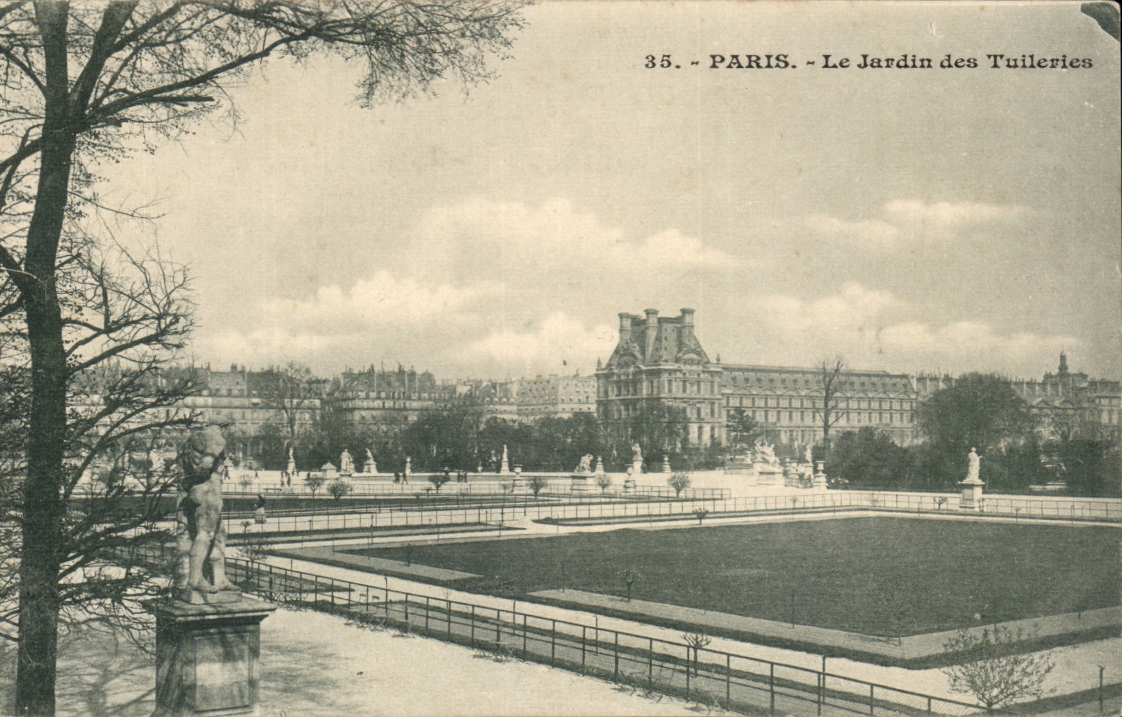 Paris - 1 - Le Jardin des Tuileries - CPA 