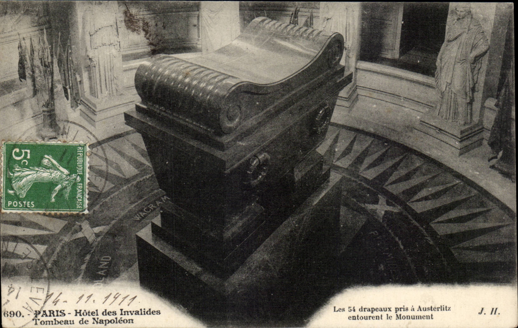 Paris - 7 - Hotel of Invalides - Tomb of Napoleon CPA