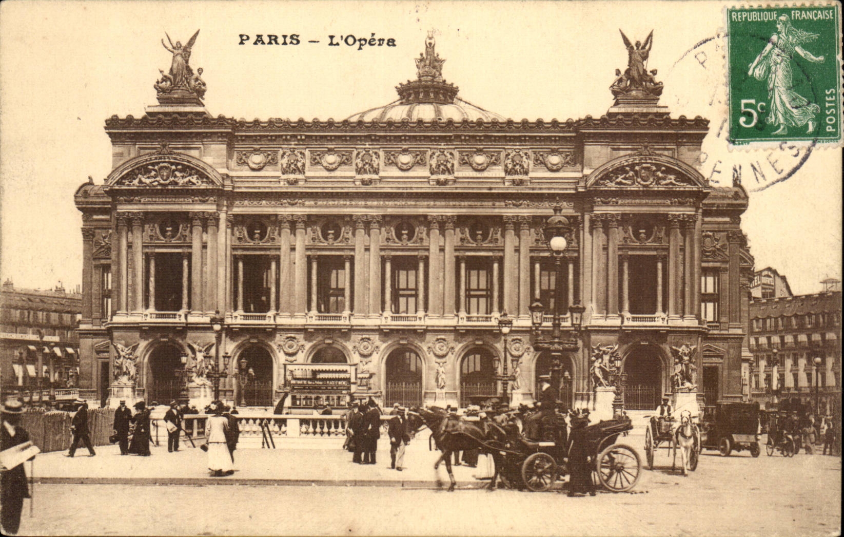 Paris - Opera CPA
