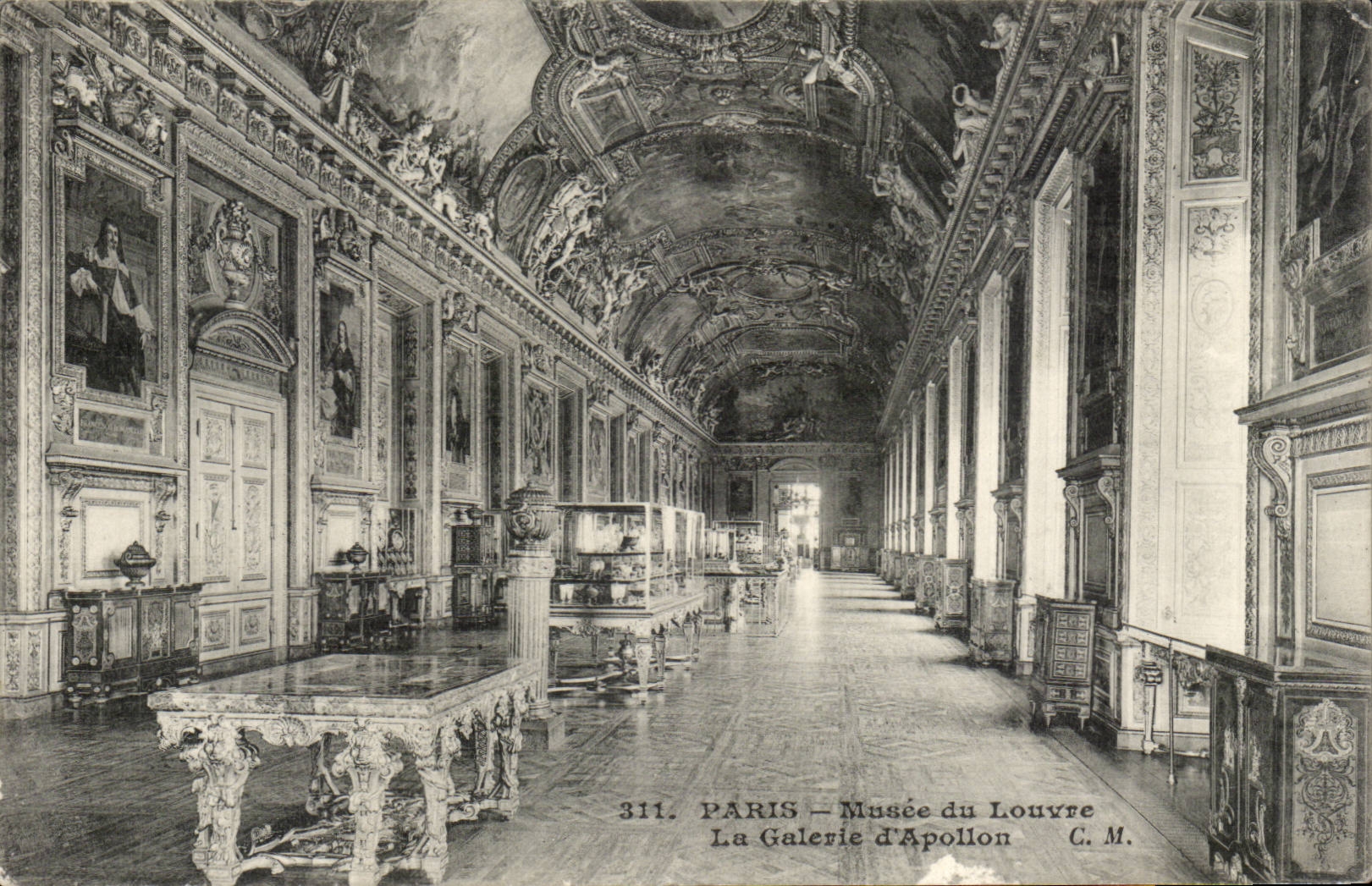 Paris - 1 - Musee du Louvre - Galerie d' Apollon - CPA - 