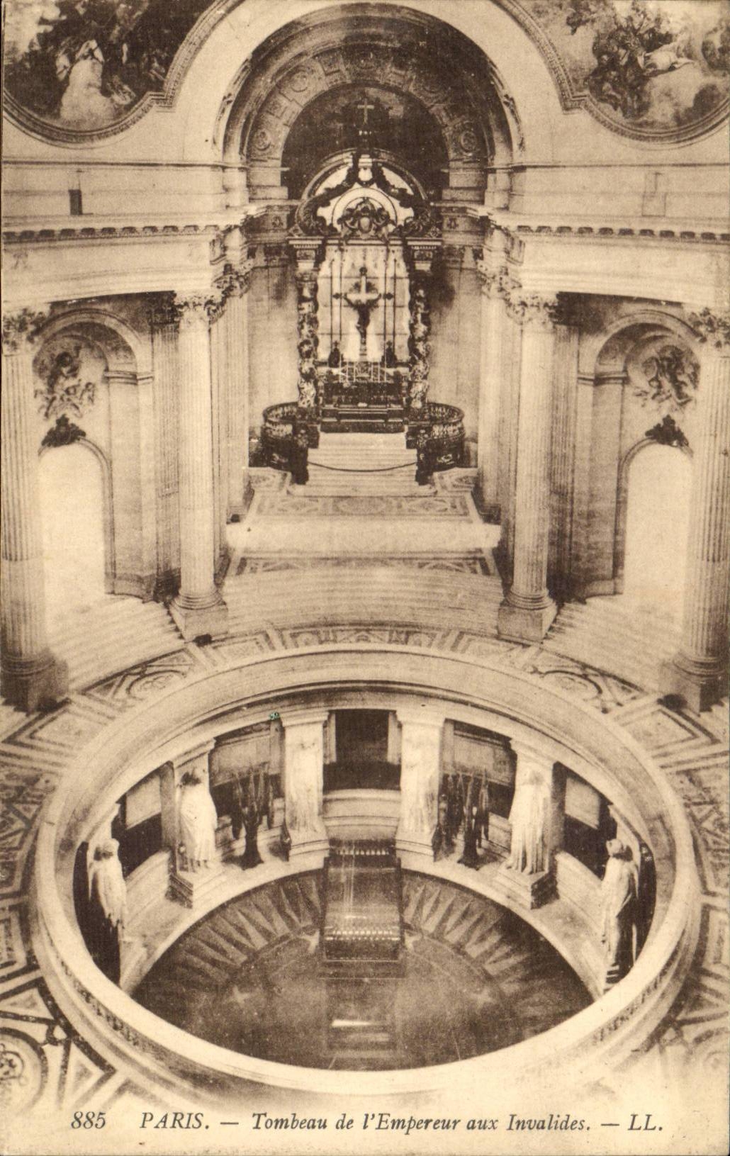 Paris - 7 - Tomb of the Emperor with Invalides - Napoleon - the CPA -