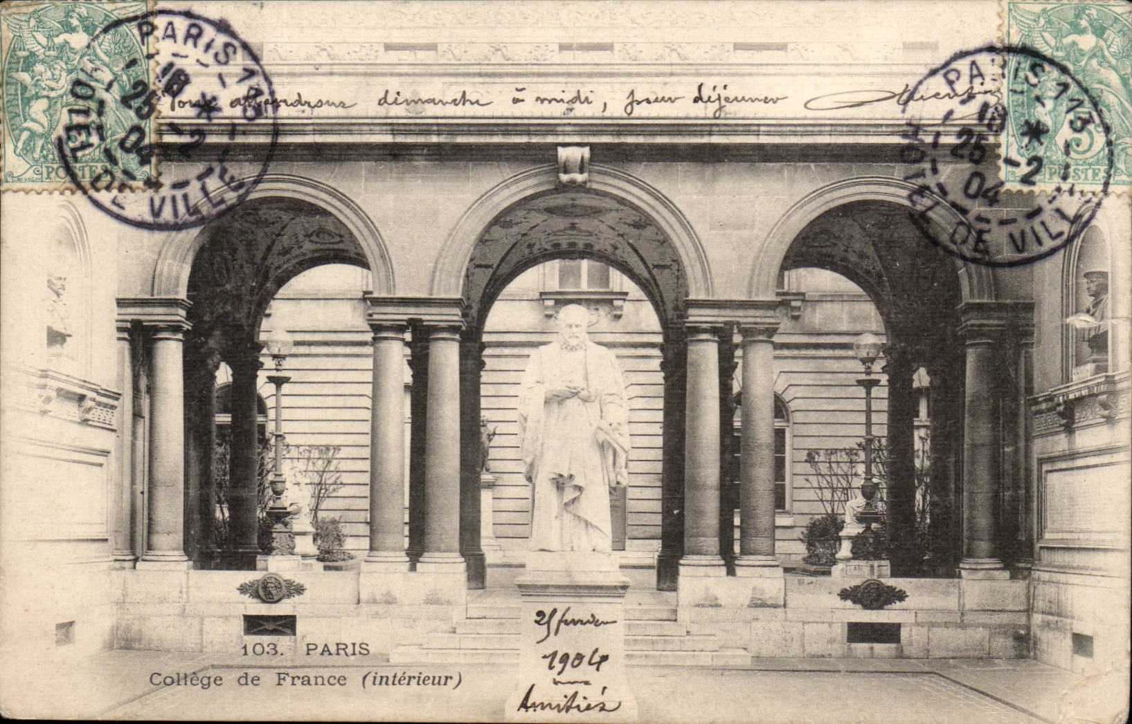 Paris - 5 - Collège de France - CPA -