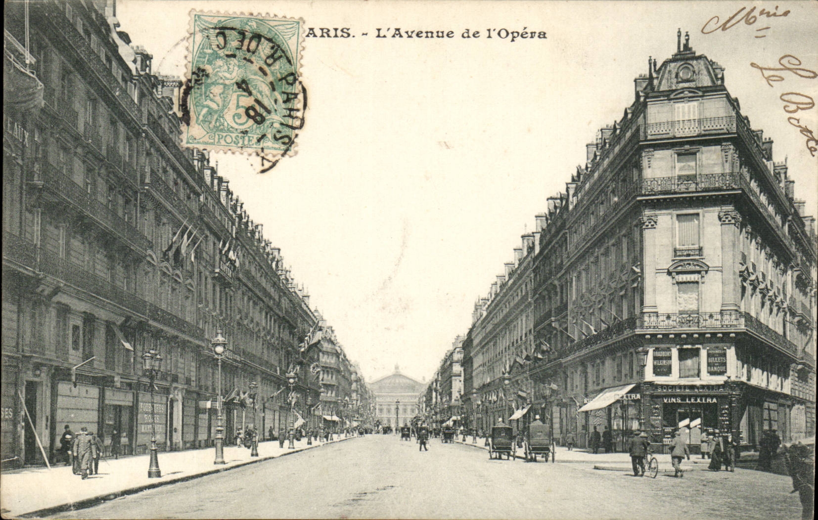 Paris - 8 - the Avenue of Opera CPA -