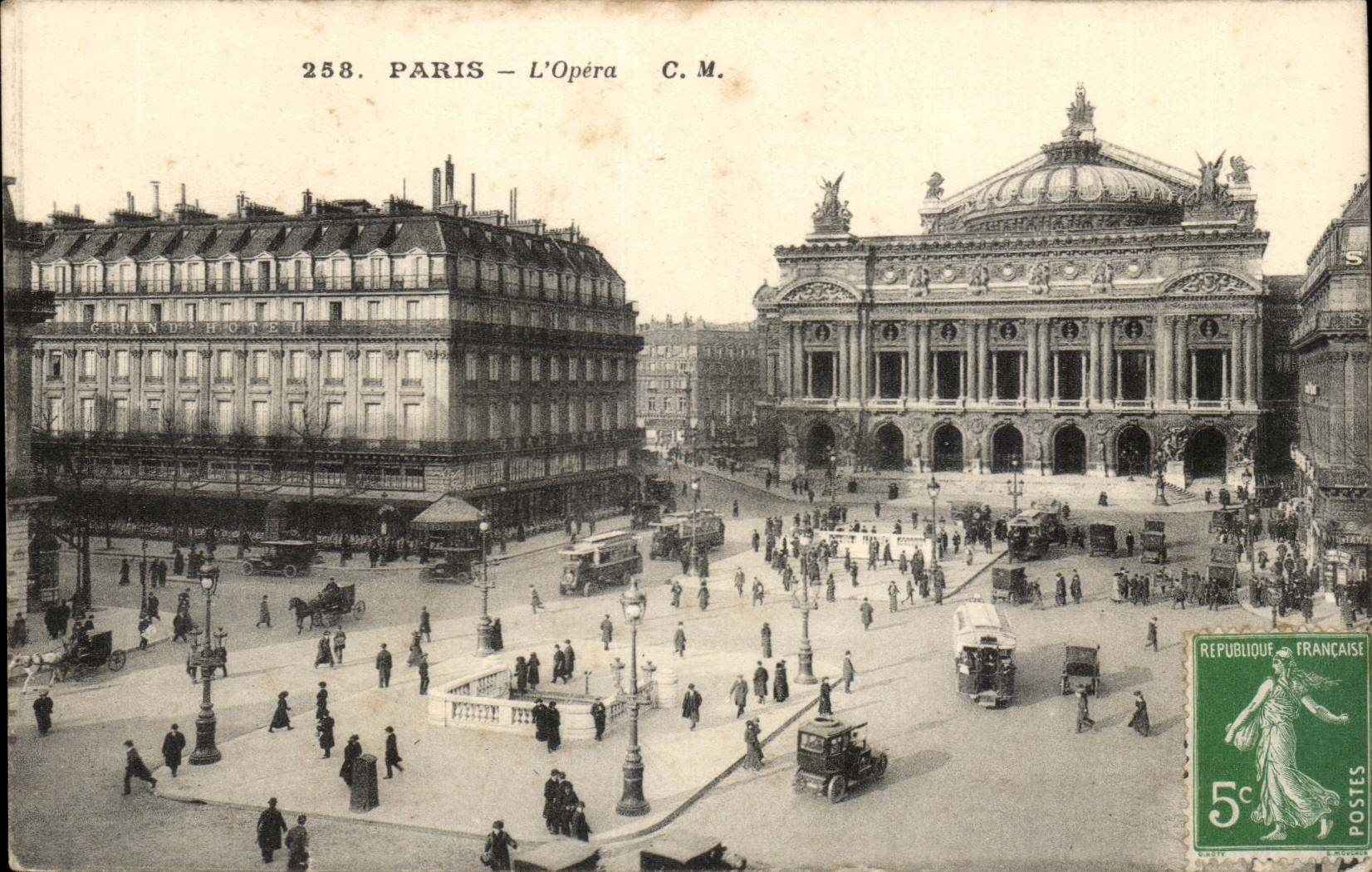 Paris - 8 - Opera CPA