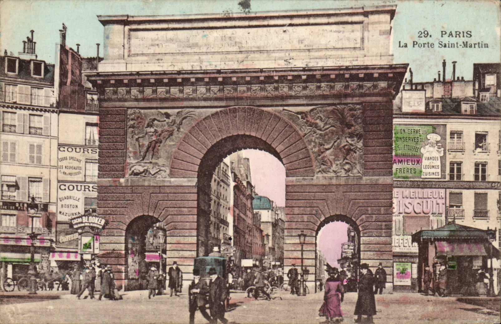 Paris 10 - Gate Saint Martin - CPA