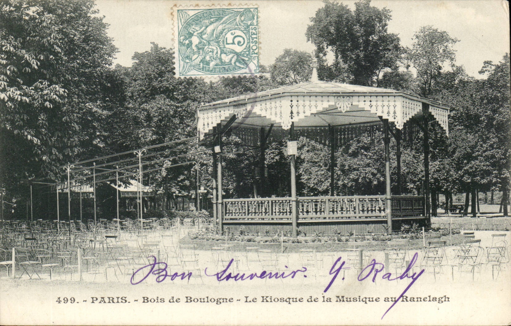 Paris 16 - Bois de Boulogne - La Kiosque de la Musique au Ranelagh - CPA