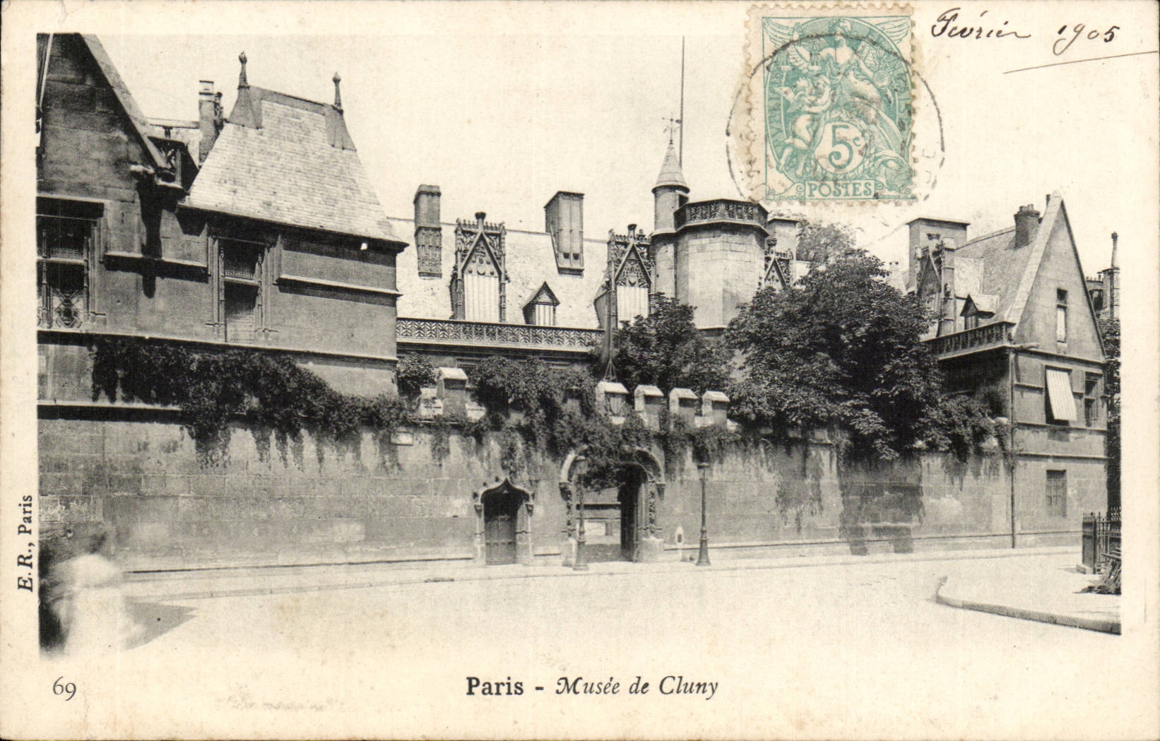 Paris - 6 - Museum of Cluny - CPA