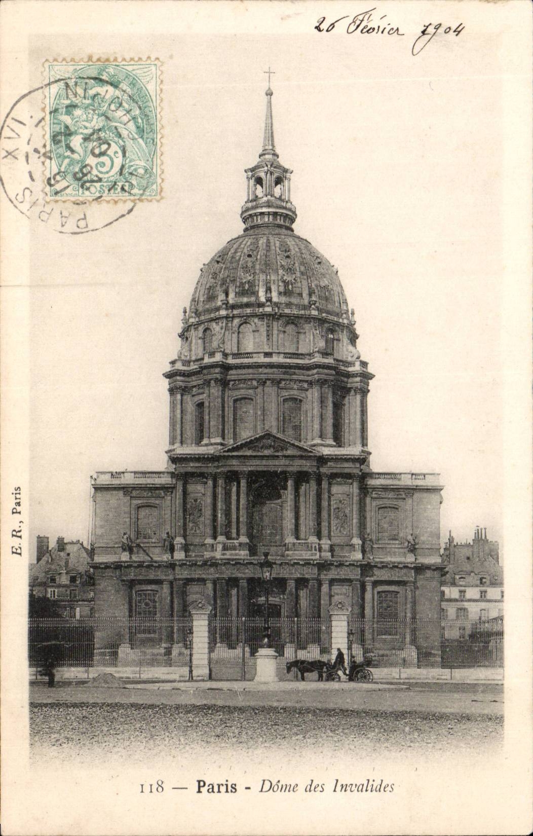 Paris - 7 - Dome of Invalides - CPA