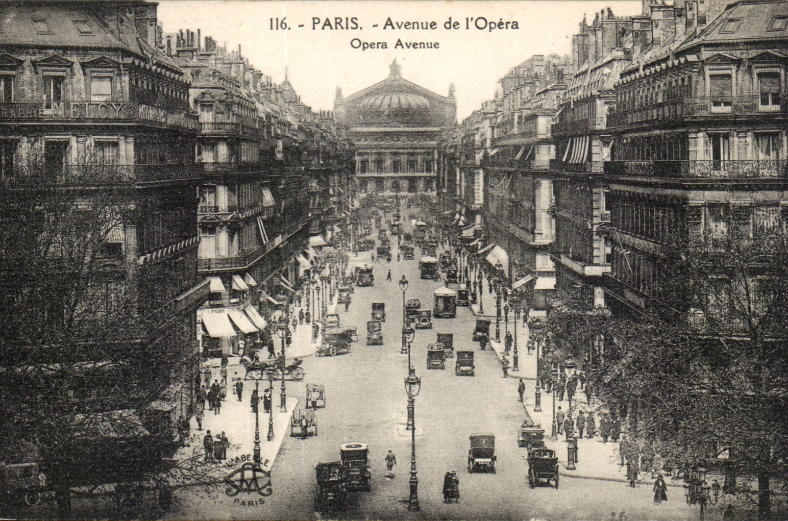 Paris - 8 - Avenue of the Opera - CPA