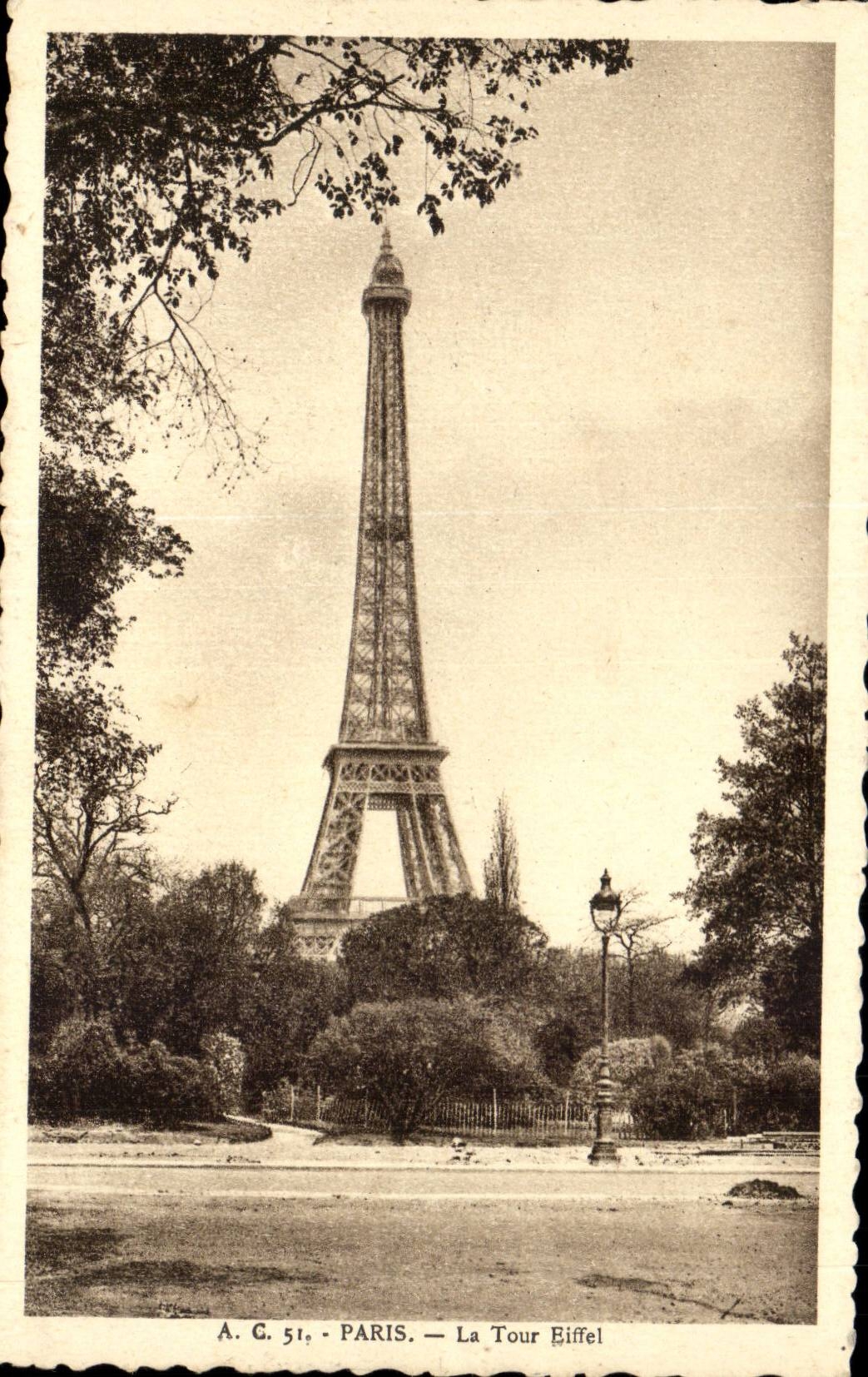 Paris - 7 - Turn of Eiffel - Eiffel Tower - CPA