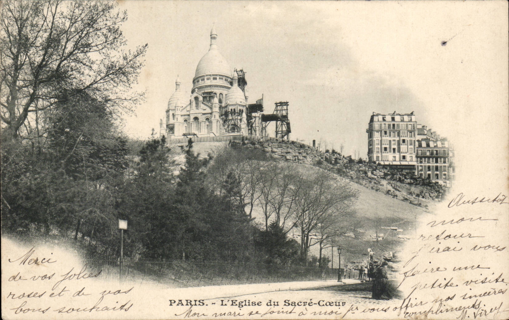Paris - 14 - Montmartre - the Sacring Heart - CPA