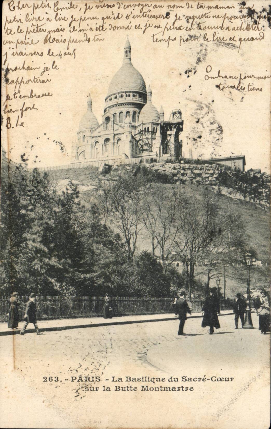 Paris - 14 - Montmartre - the Sacring Heart - CPA