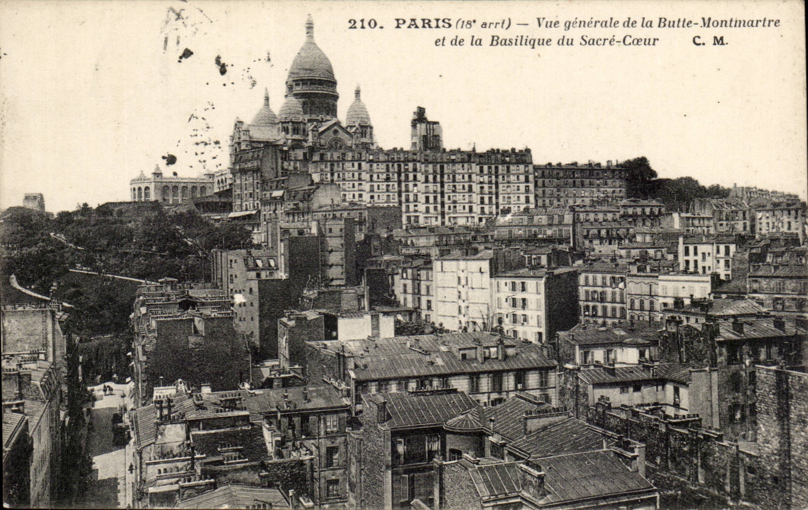 Paris - 14 - Montmartre - the Sacring Heart - CPA