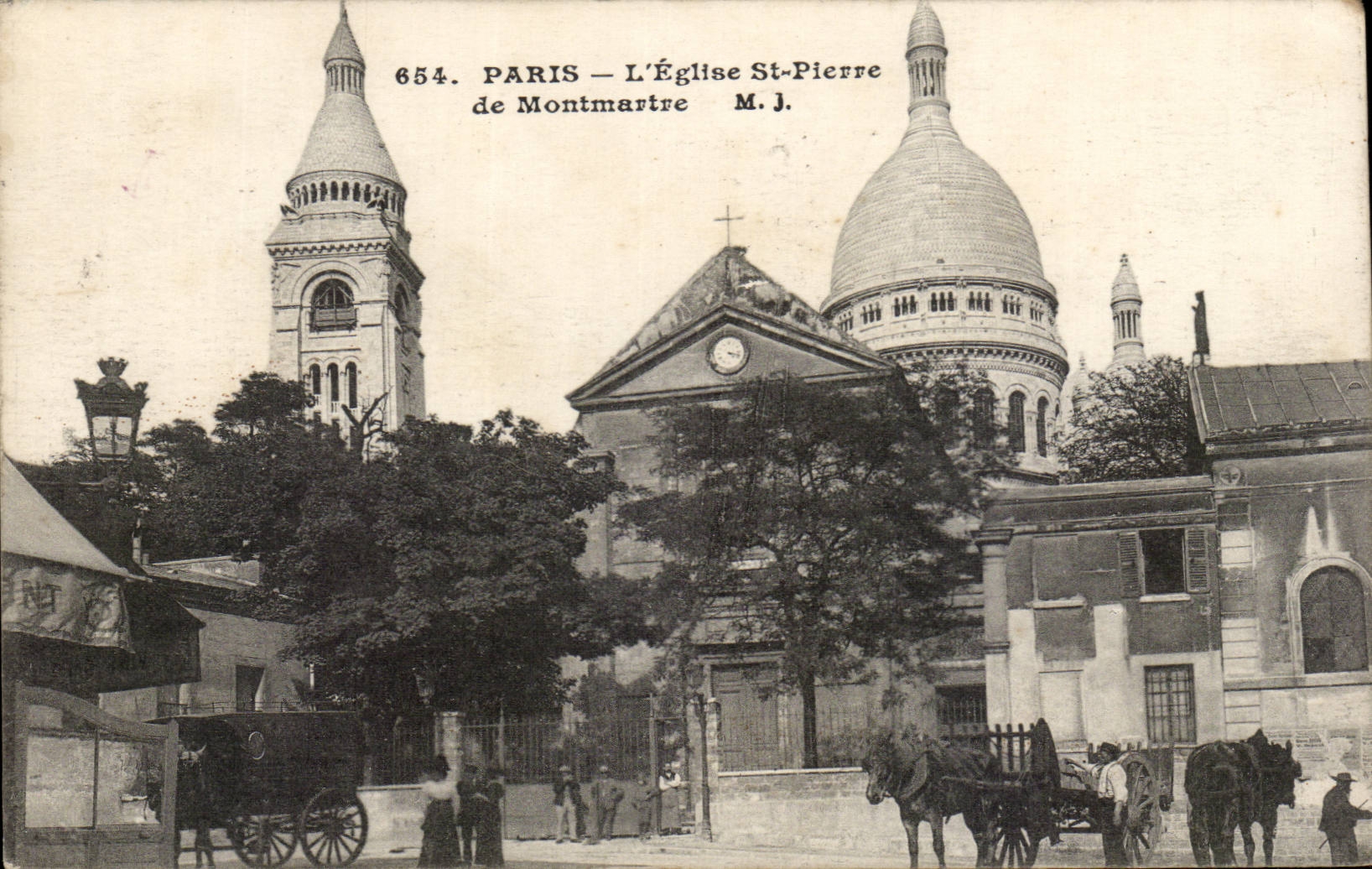 Paris - 14 - Montmartre - the Church St Pierre - CPA