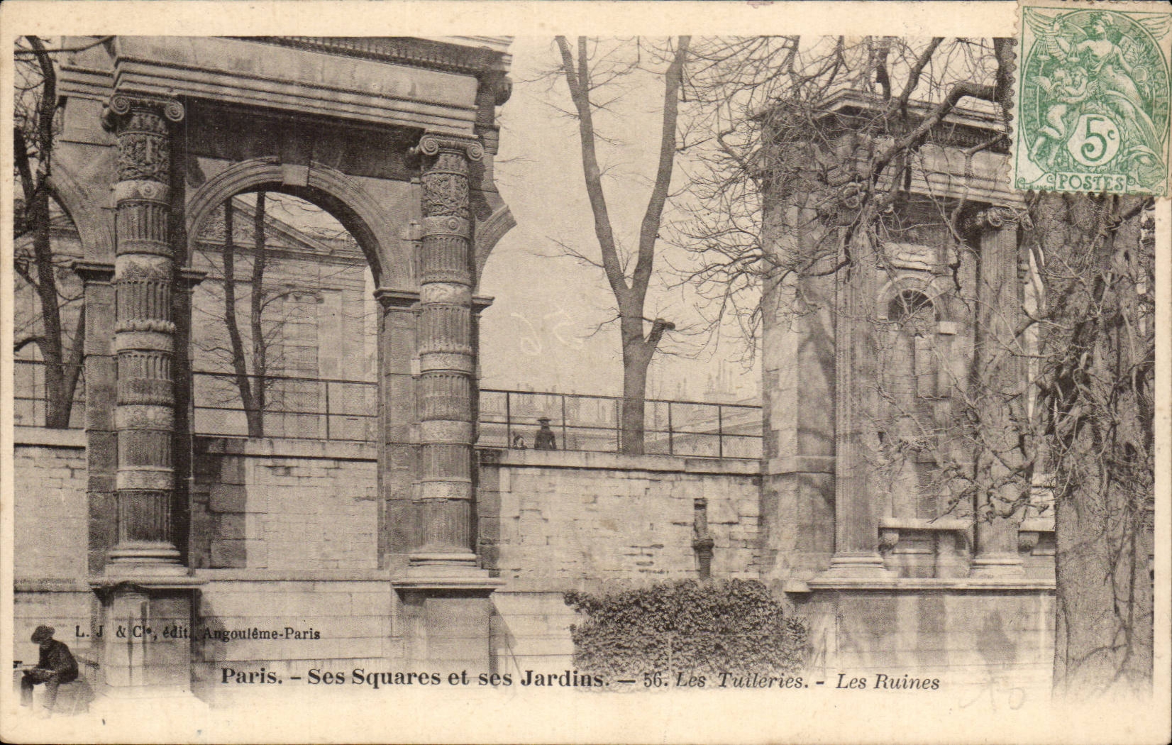 Paris - 1 - Les Tuileries - Ses Squares et Ses Jardin - CPA 