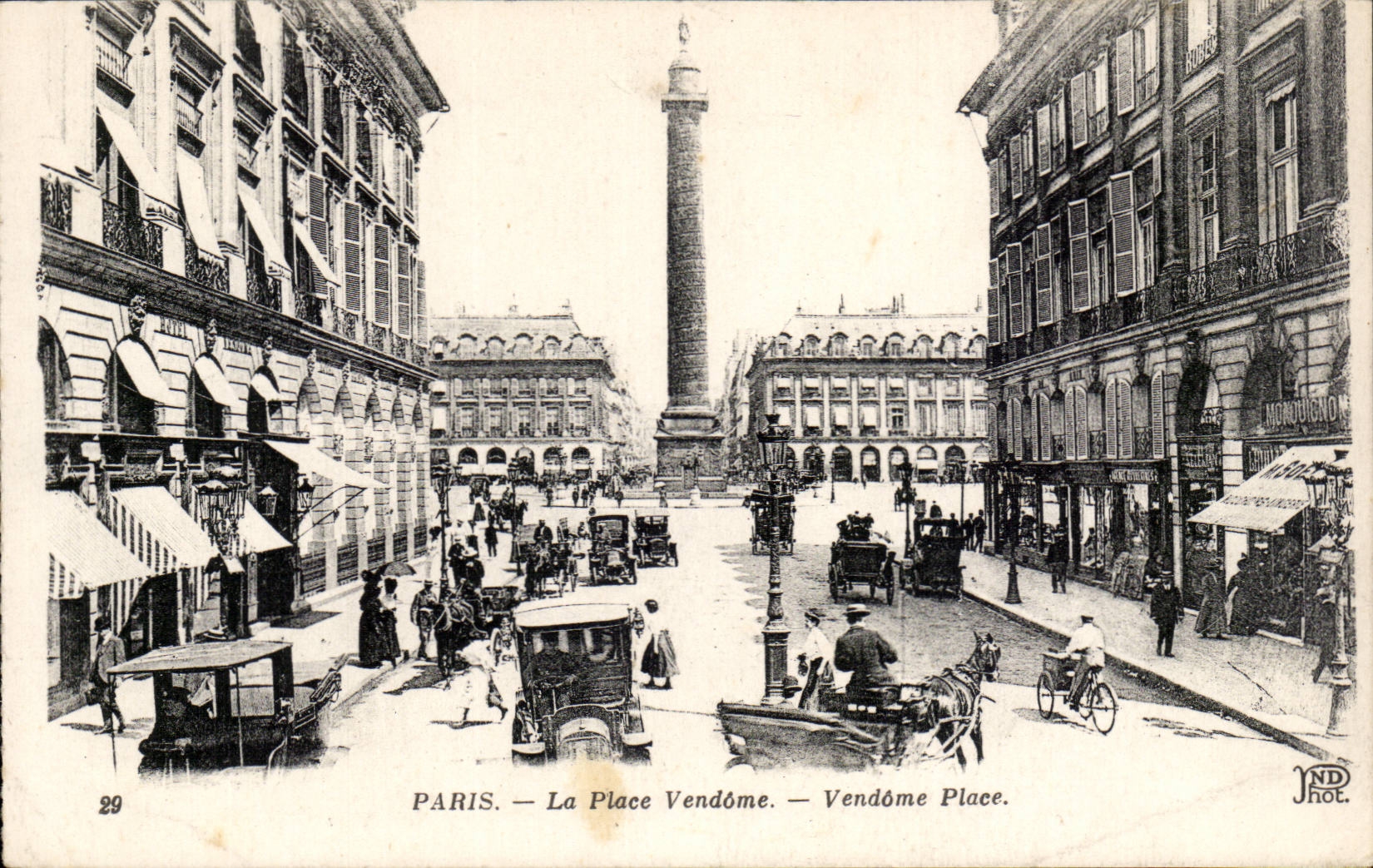 Paris - 2 - Vendome Place - CPA