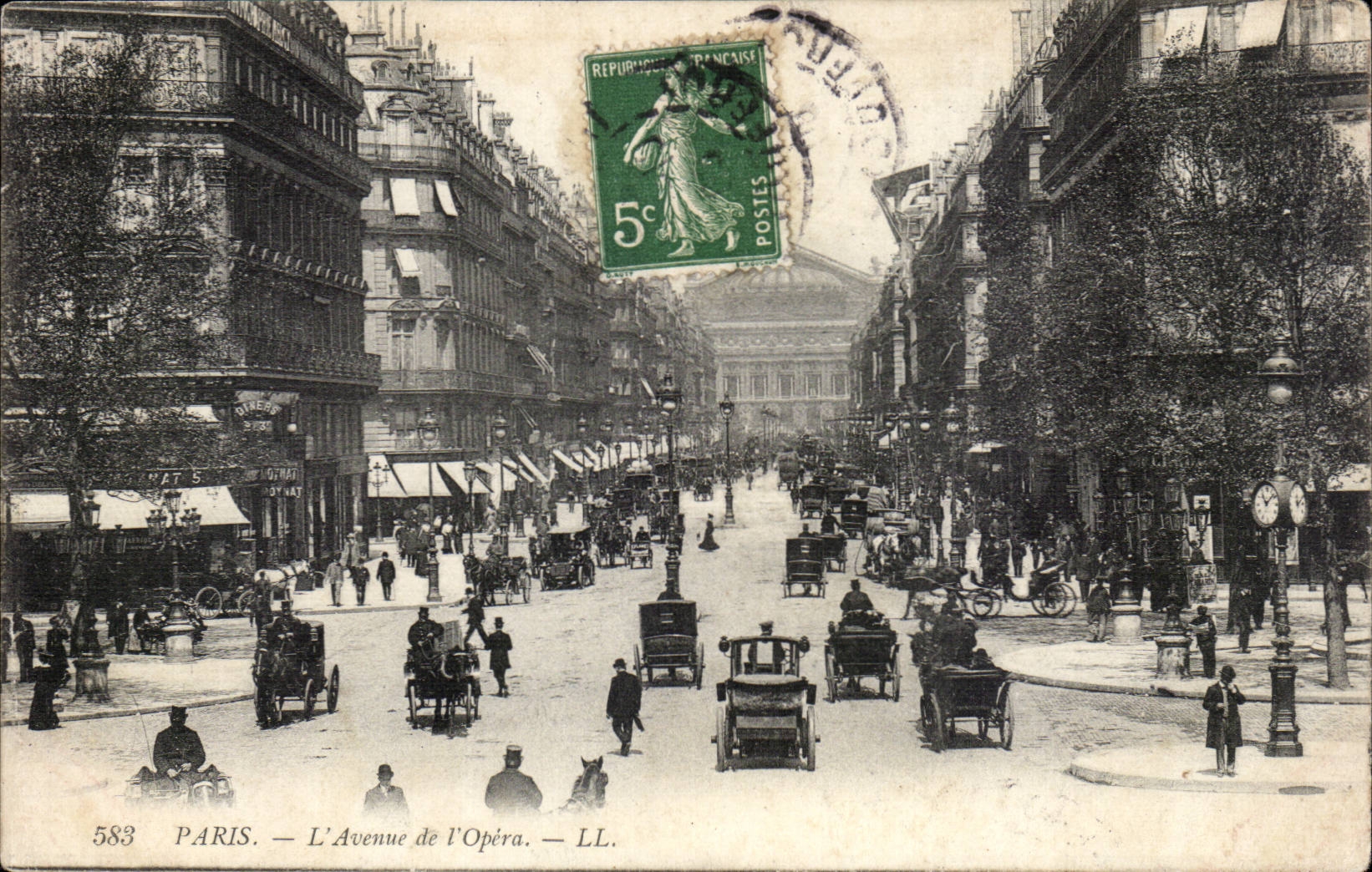 Paris 8 - The Avenue of Opera CPA