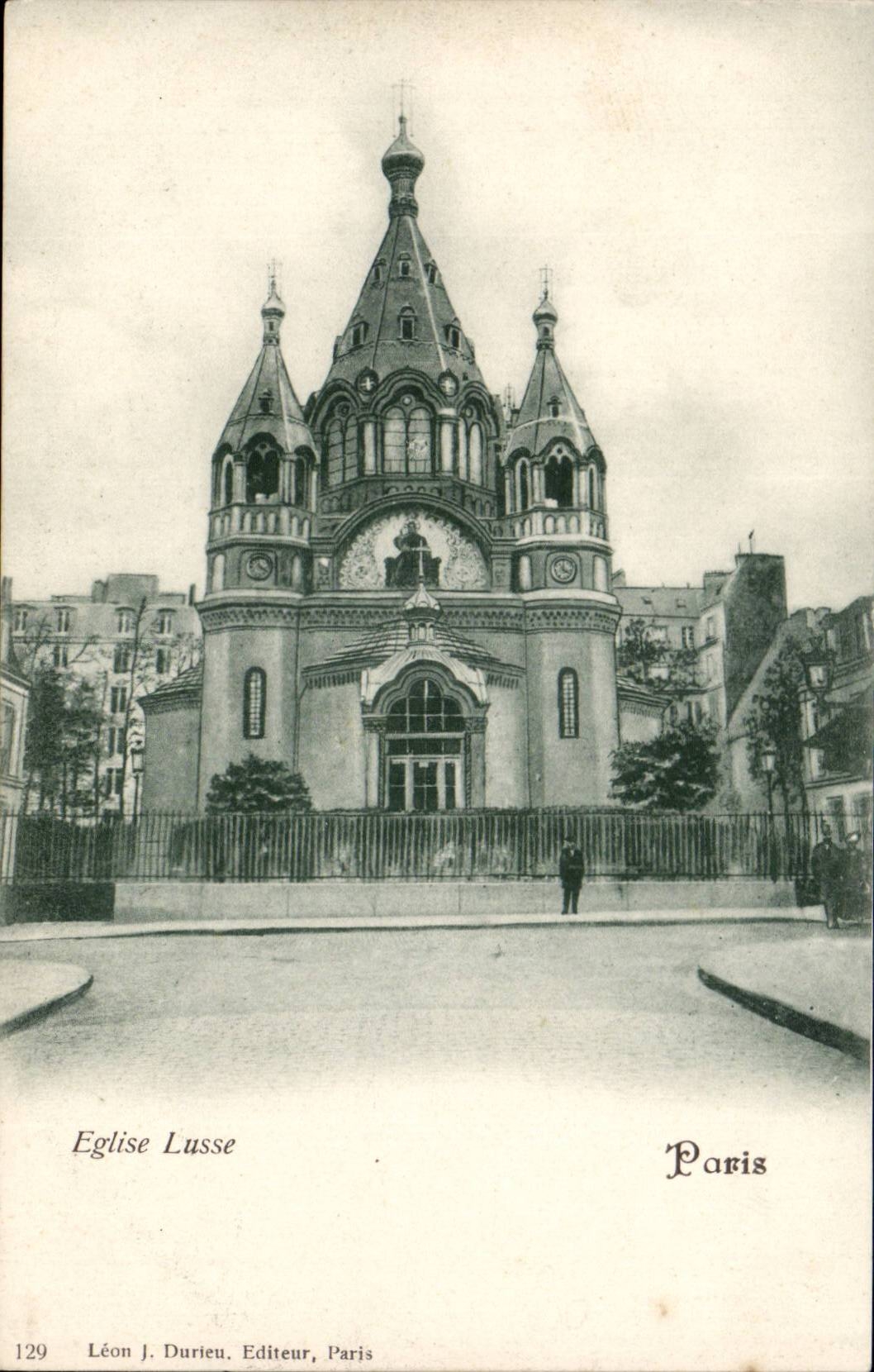 Paris 1 - Eglise Lusse CPA Russe Russian