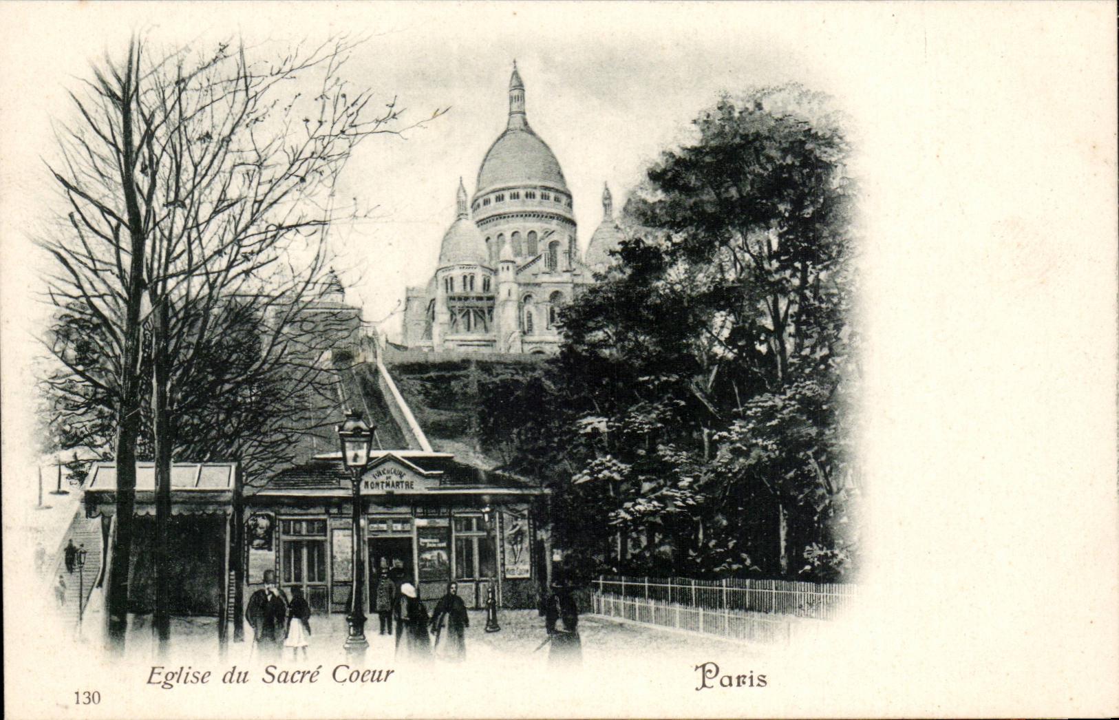 Paris 14 - Church Crowns Heart CPA