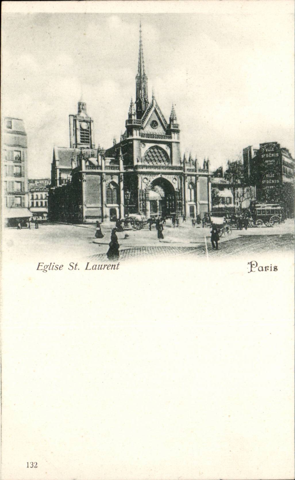 Paris 10 - Church St Laurent CPA